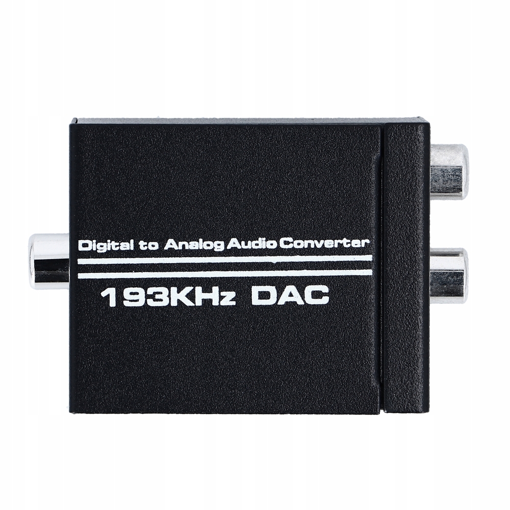 KONWERTER OPTYCZNY TOSLINK COAXIAL NA 2x CINCH RCA