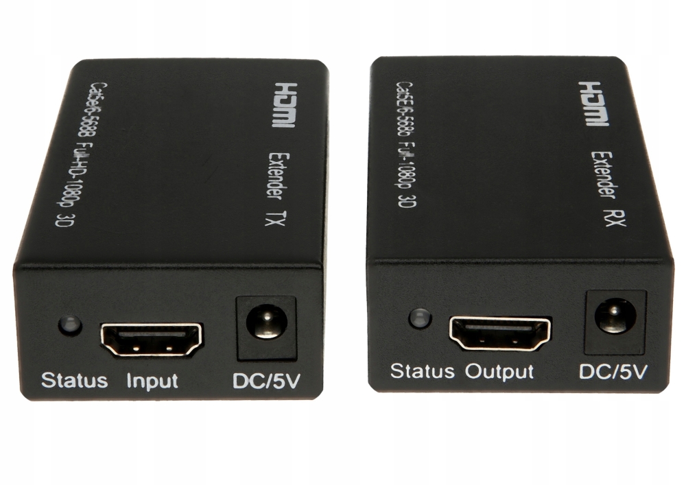 EXTENDER KONWERTER HDMI na LAN PO SKRĘTCE RJ45 60M