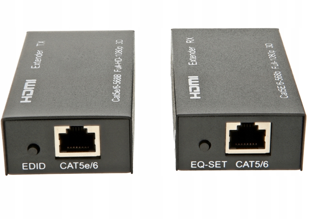 EXTENDER KONWERTER HDMI na LAN PO SKRĘTCE RJ45 60M