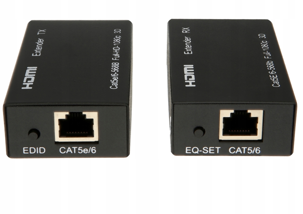 EXTENDER KONWERTER HDMI na LAN PO SKRĘTCE RJ45 60M