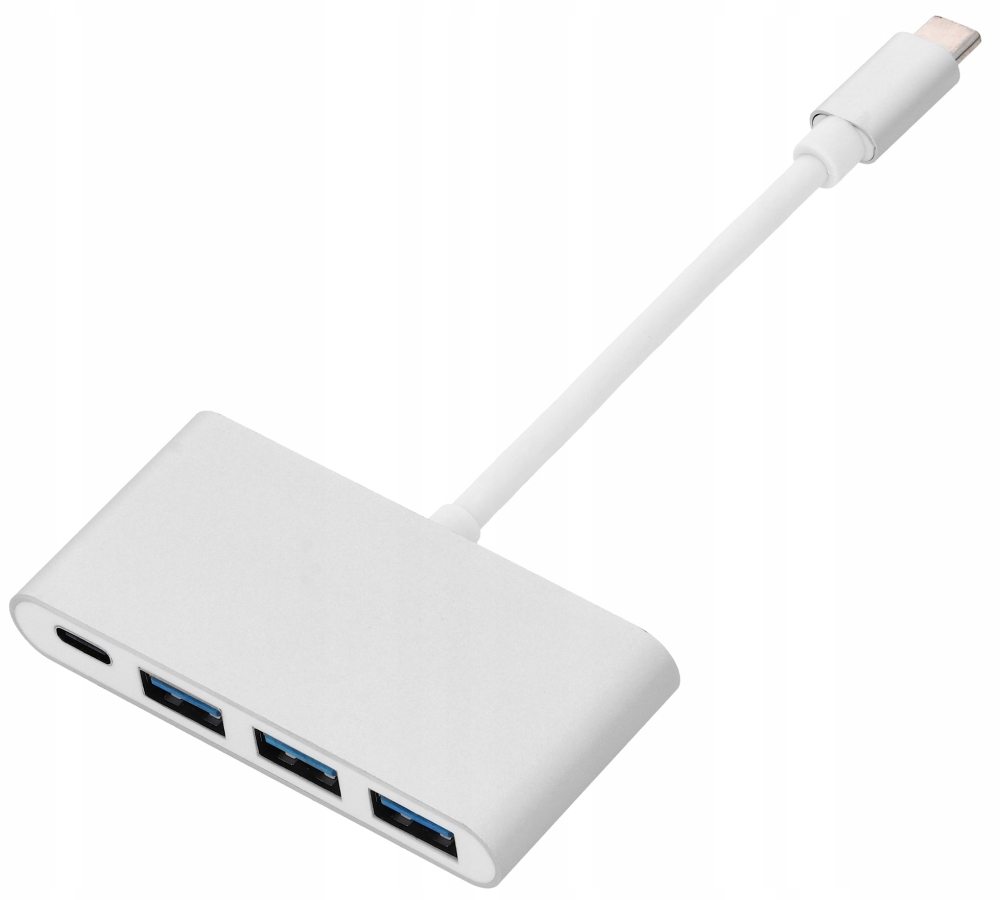ADAPTER HUB USB C do 3xUSB 3.0 + USB C PD MacBook