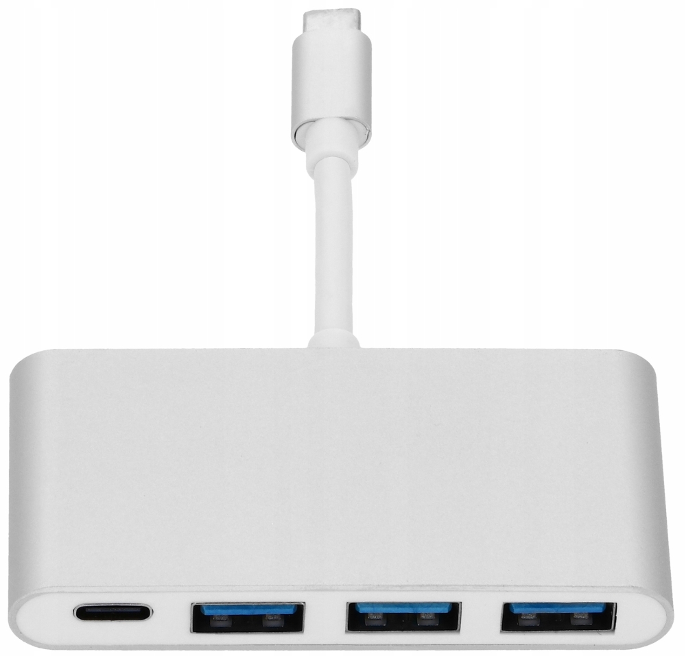 ADAPTER HUB USB C do 3xUSB 3.0 + USB C PD MacBook