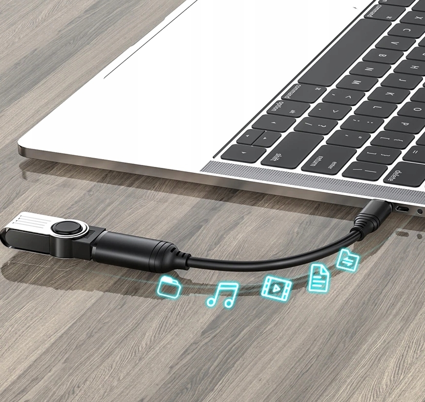 ADAPTER KABEL PRZEJŚCIÓWKA USB-C OTG 20V3A 10Gbps
