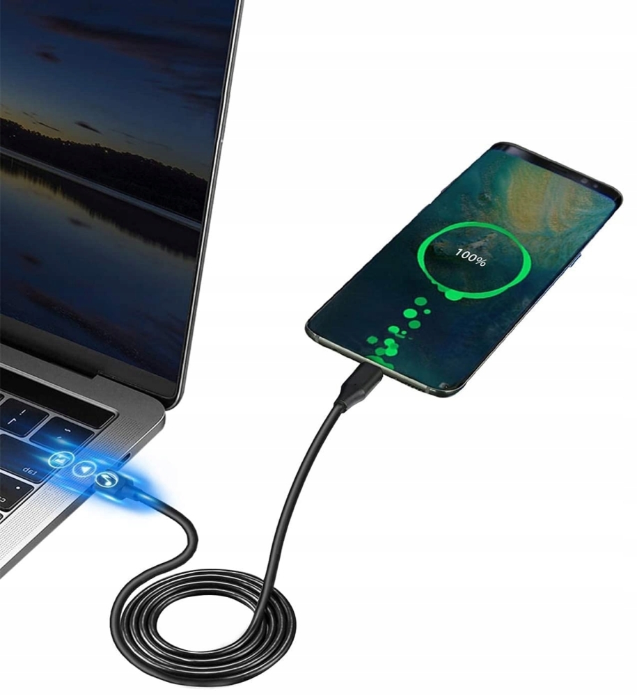 KABEL USB-C 3.1 - USB-A QUICK CHARGE 10Gbps 20V3A