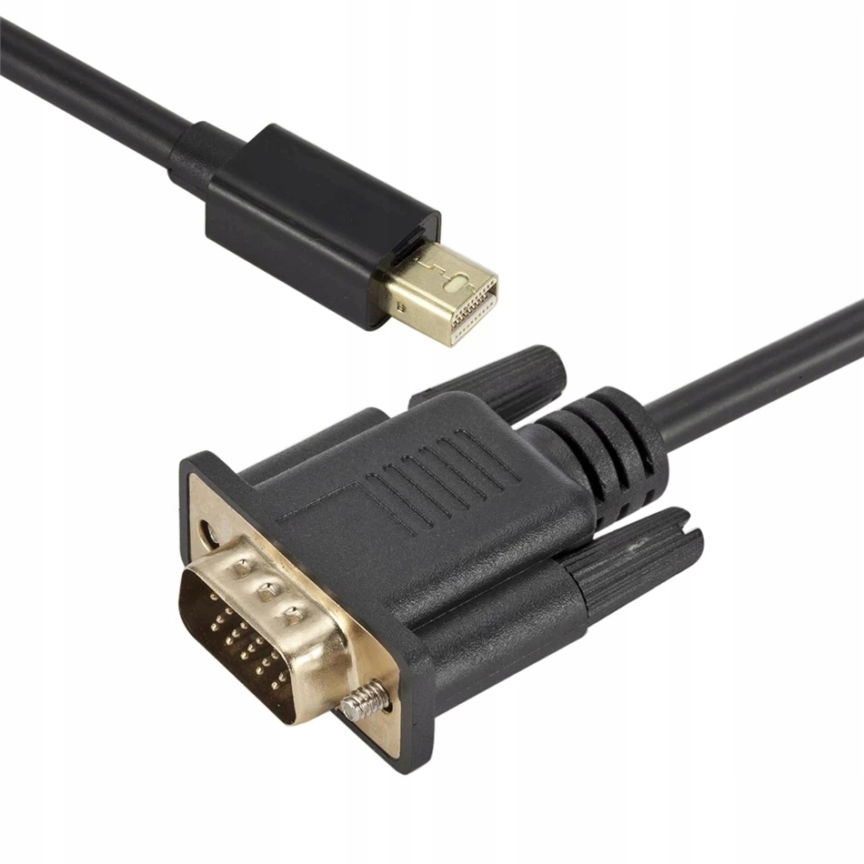 KABEL MINI DISPLAYPORT VGA 1,8M THUNDERBOLT DP MAC