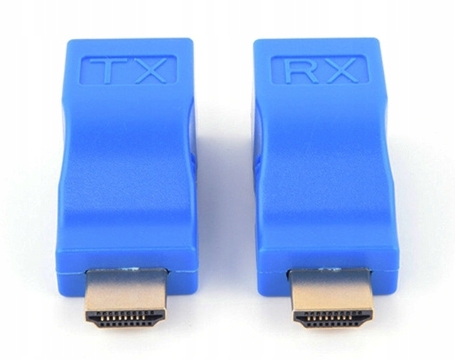 EXTENDER KONWERTER HDMI na LAN PO SKRĘTCE RJ45 30M