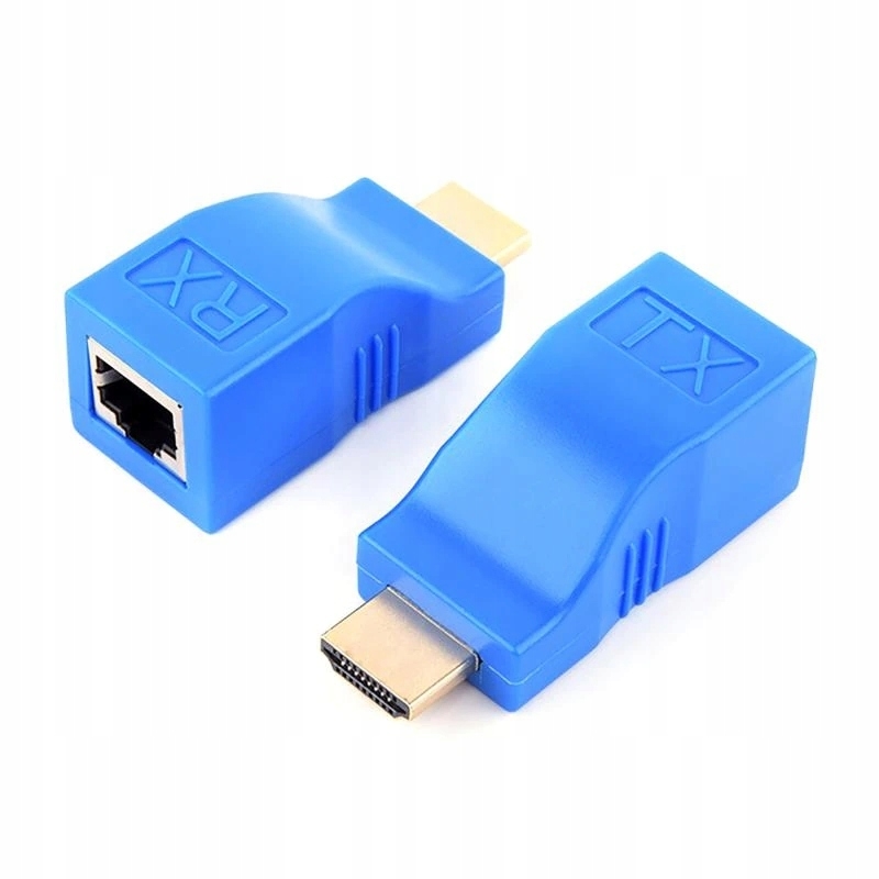 EXTENDER KONWERTER HDMI na LAN PO SKRĘTCE RJ45 30M