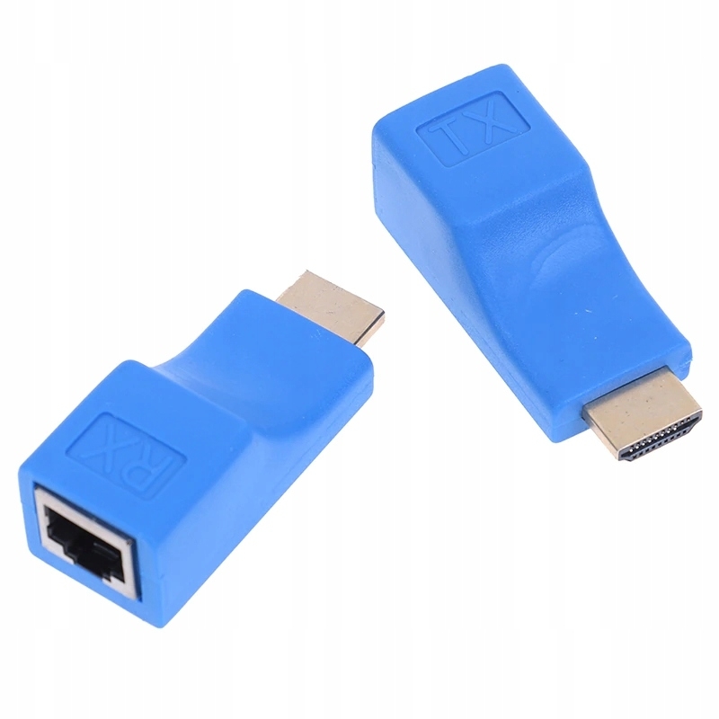 EXTENDER KONWERTER HDMI na LAN PO SKRĘTCE RJ45 30M