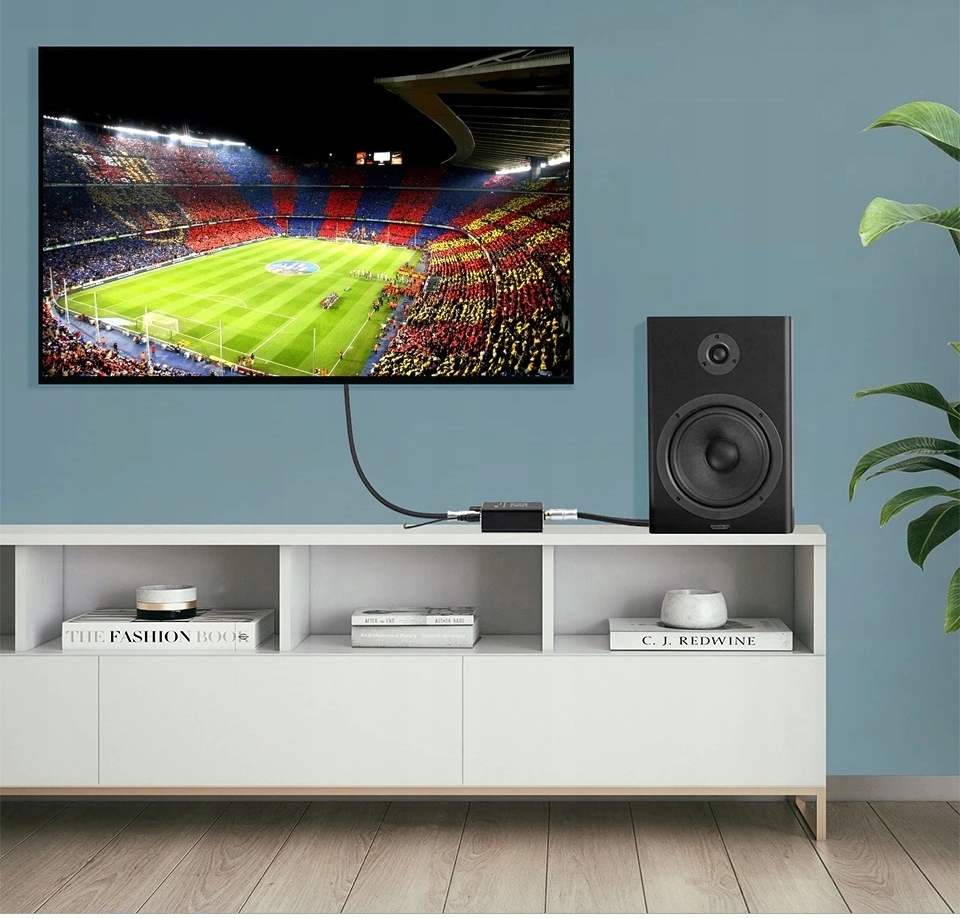 KONWERTER WZMACZNIACZ TOSLINK COAXIAL 2x CINCH DAC