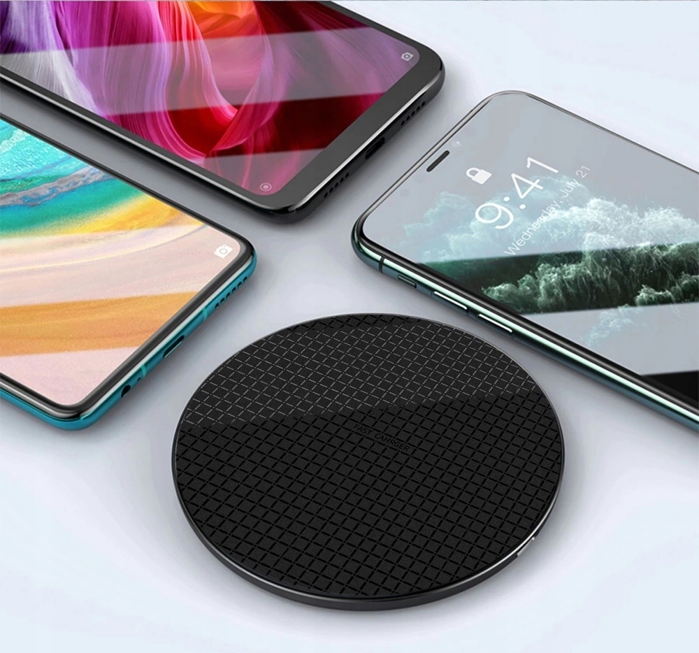 SZYBKA ŁADOWARKA INDUKCYJNA BEZPRZEWODOWA BIURKOWA