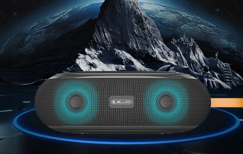 GŁOŚNIK MOBILNY BLUETOOTH STEREO 360 MOCNA BATERIA