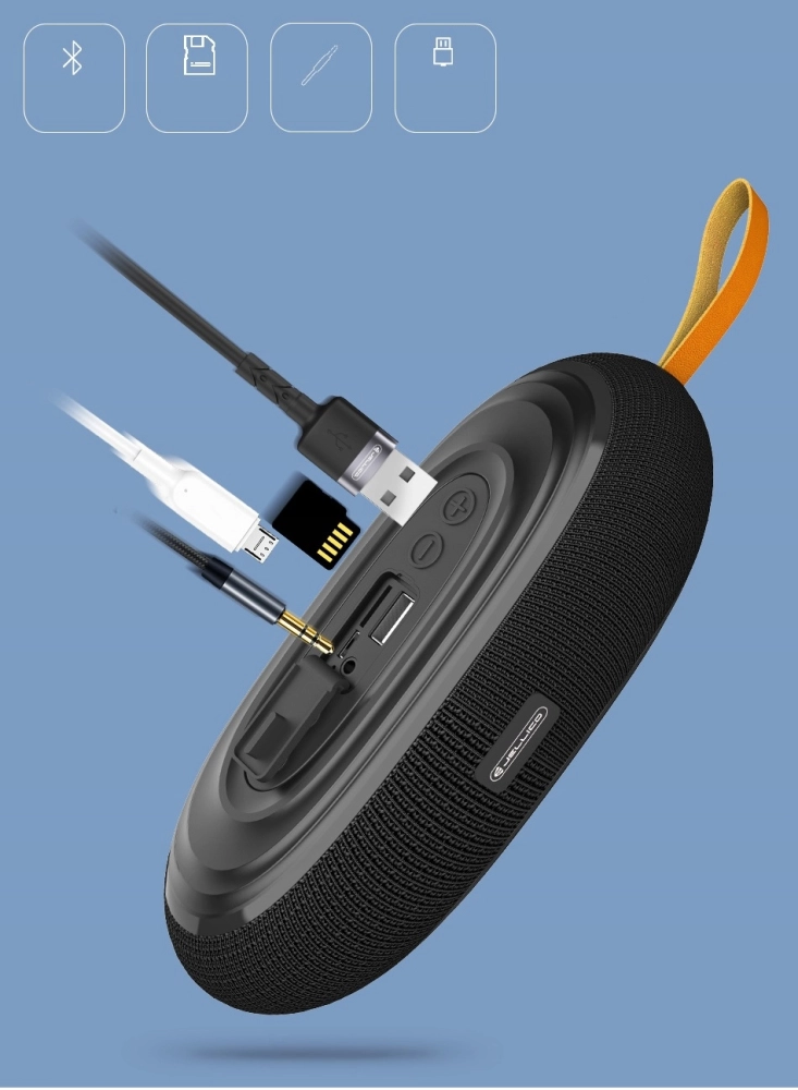 GŁOŚNIK MOBILNY BLUETOOTH STEREO 360 MOCNA BATERIA