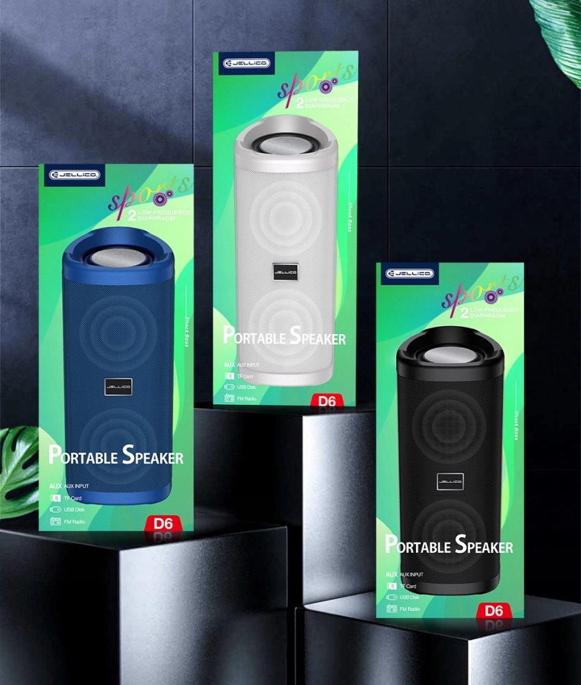 GŁOŚNIK PRZENOŚNY MOCNY BASS BLUETOOTH 5.0 USB