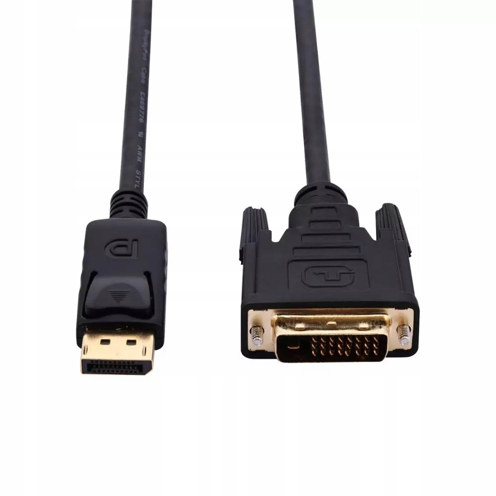 KABEL KONWERTER DISPLAYPORT DP - DVI FULLHD 1,8M