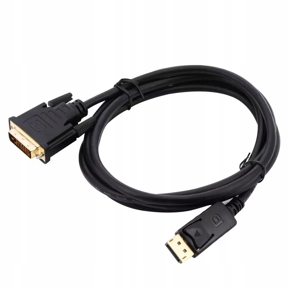KABEL KONWERTER DISPLAYPORT DP - DVI FULLHD 1,8M