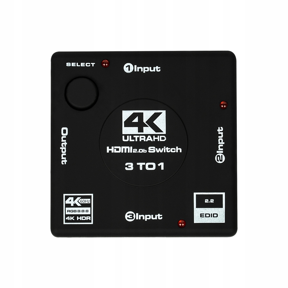 SWITCH 3x1 HDMI 2.0 PRZEŁĄCZNIK ROZDZIELACZ 4K60HZ