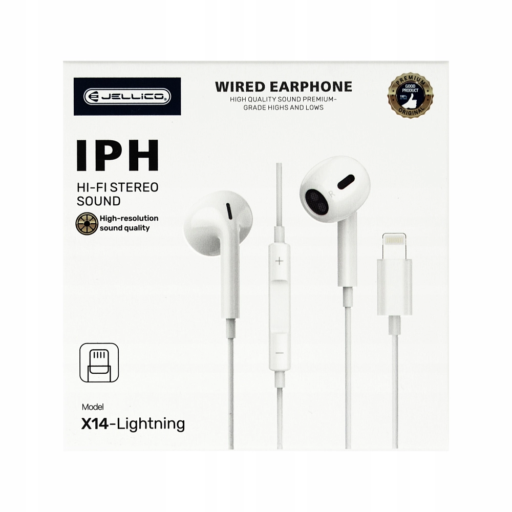 SŁUCHAWKI EARPODS LIGHTNING DOUSZN MIKROFON iPHONE
