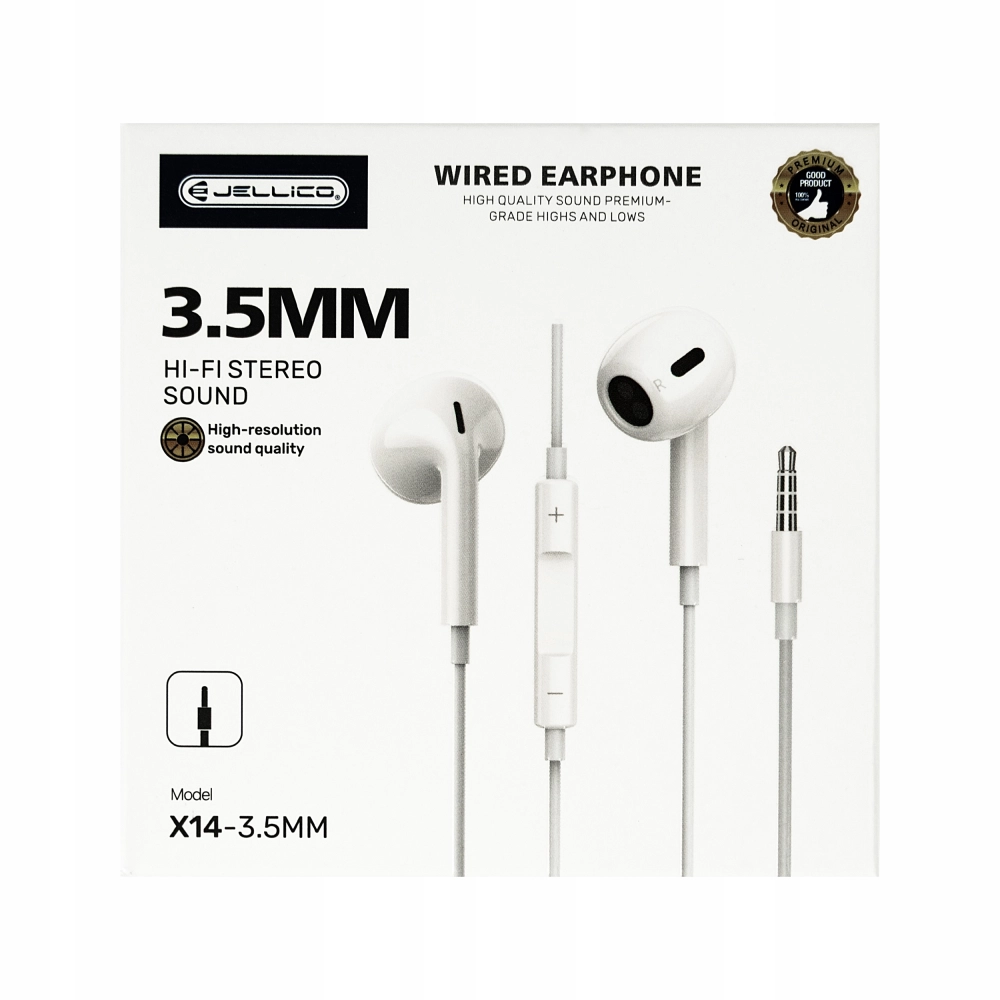 SŁUCHAWKI EAR PHONE Z MINIJACK DOUSZNE Z MIKROFON