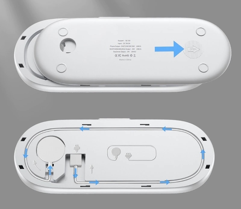 STACJA DOKUJĄCA ŁADOWARKA INDUKCYJNA BEZPRZEWODOWA
