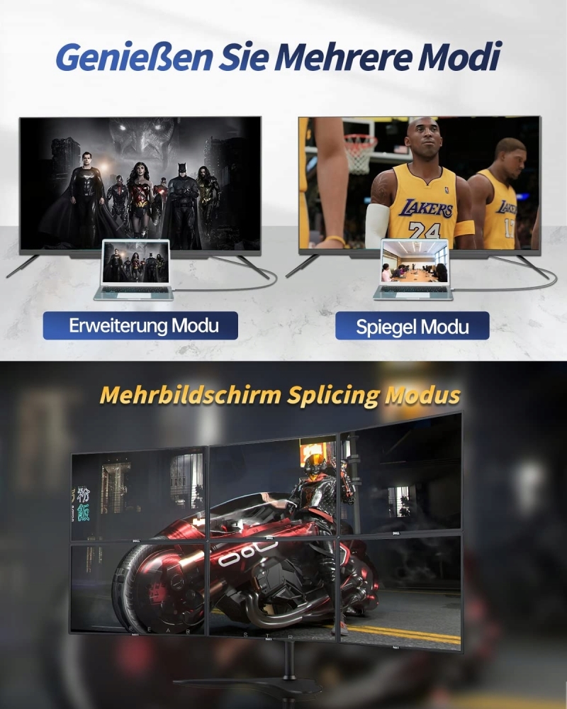 KABEL DISPLAYPORT - HDMI 2.1 ADAPTER DP 8K 4K120HZ