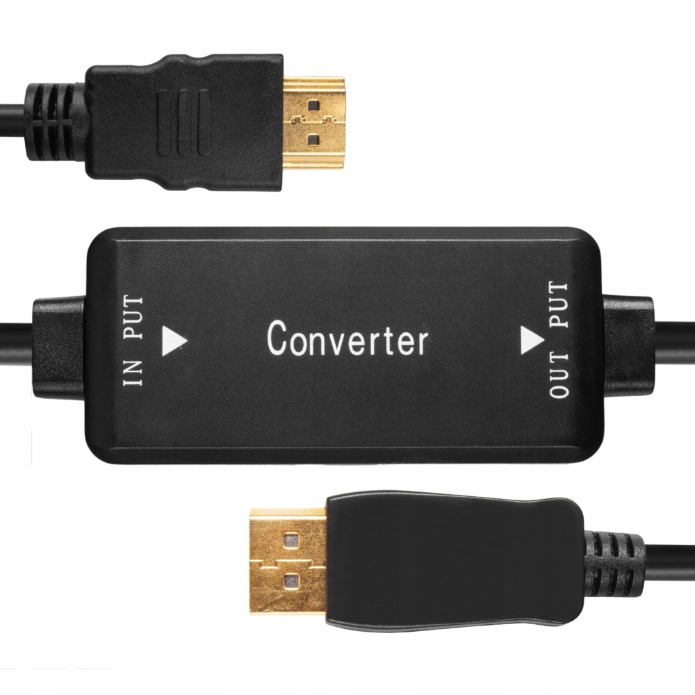 Konwerter HDMI do Displayport Adapter KABEL 1,8M