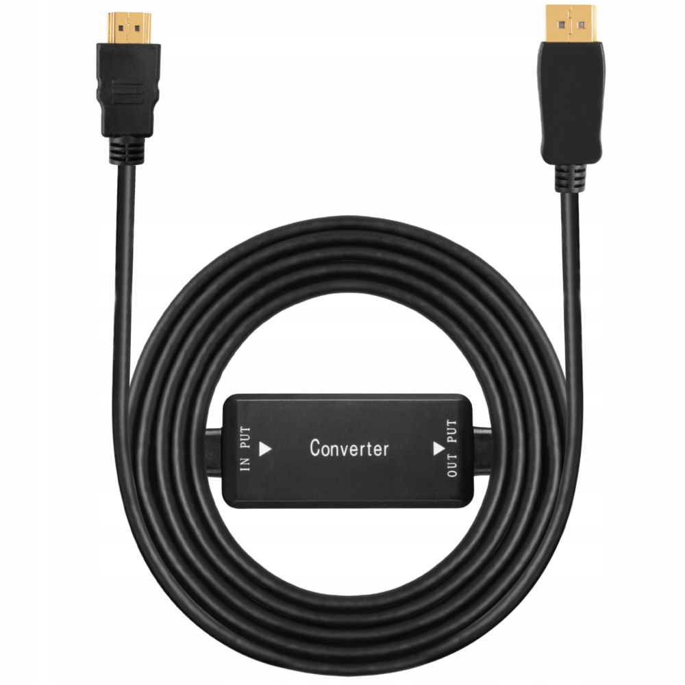 Konwerter HDMI do Displayport Adapter KABEL 1,8M