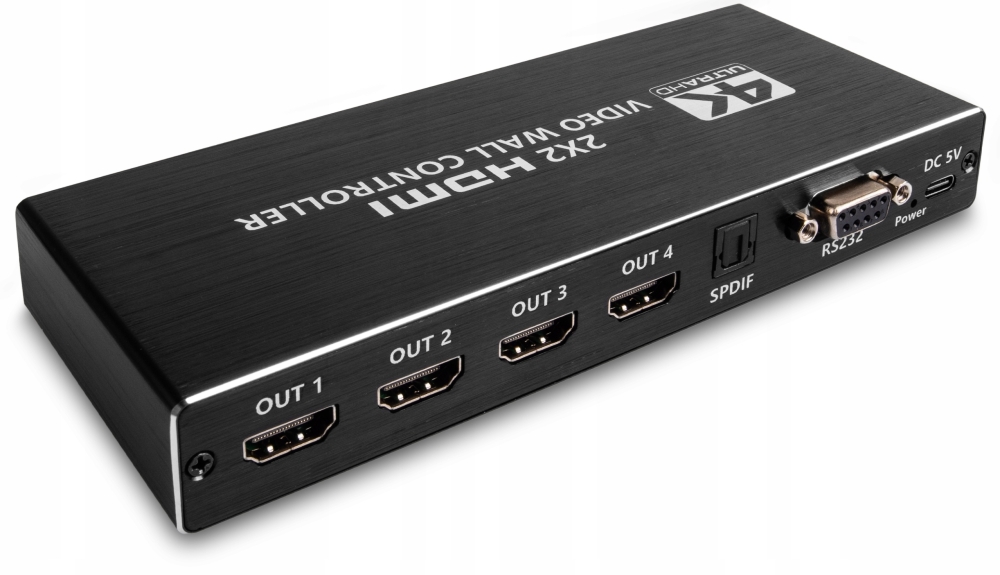 KONTORLER ŚCIANY VIDEO WALL HDMI 2X2 ROZGAŁĘŹNIK