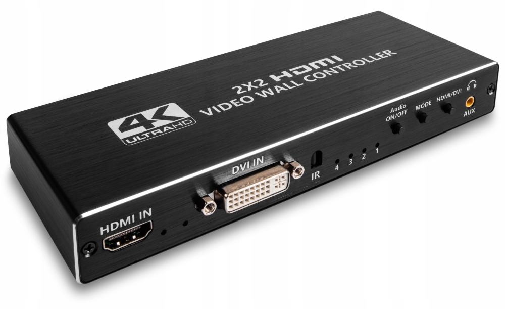 KONTORLER ŚCIANY VIDEO WALL HDMI 2X2 ROZGAŁĘŹNIK