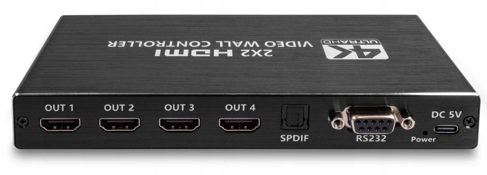 KONTORLER ŚCIANY VIDEO WALL HDMI 2X2 ROZGAŁĘŹNIK