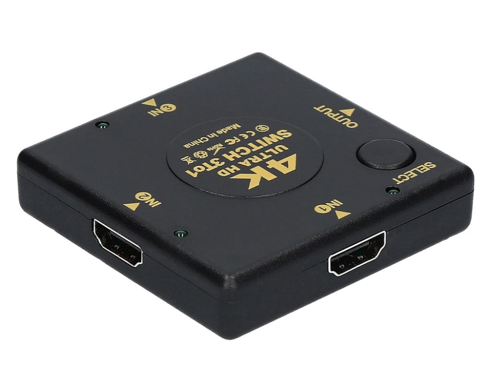 SWITCH 3x HDMI PRZEŁĄCZNIK ROZDZIELACZ ULTRA HD 4K
