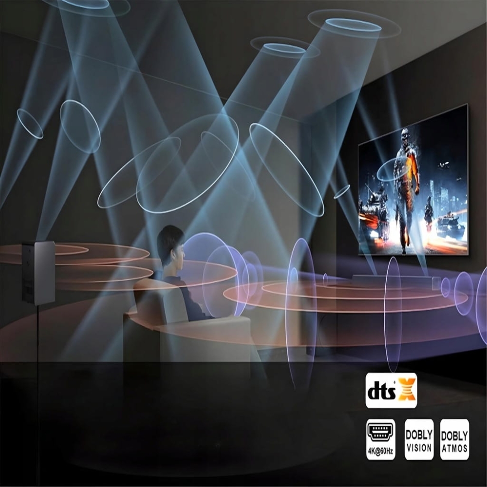 Ekstraktor HDMI 2.1 TOSLINK KONWERTER ATMOS 7.1 eARC HDCP 2.3 8K 4K 120Hz