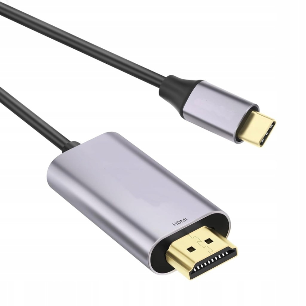 Kabel USB C do HDMI ADAPTER PRZEJŚCIÓWKA TYP C 3.1 FULL HD 4K UHD 1,8M
