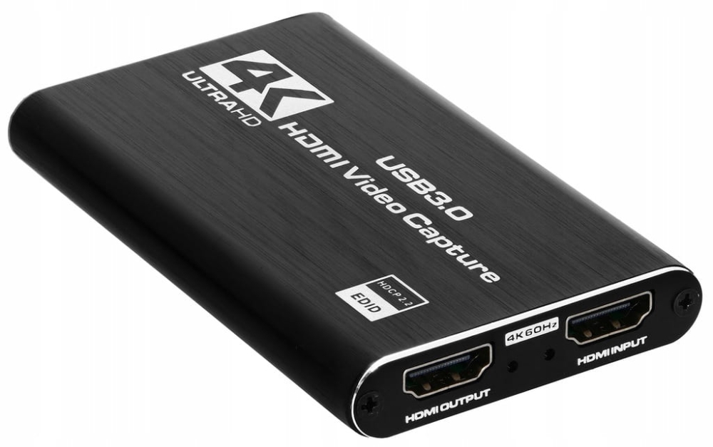 KARTA PRZECHWYTYWANIA WIDEO OBRAZU GRABBER HDMI 2.0 USB STREAMING VIDEO 4K