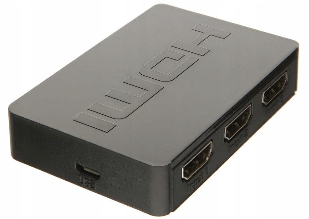 SWITCH 3x HDMI PRZEŁĄCZNIK ROZDZIELACZ + PILOT