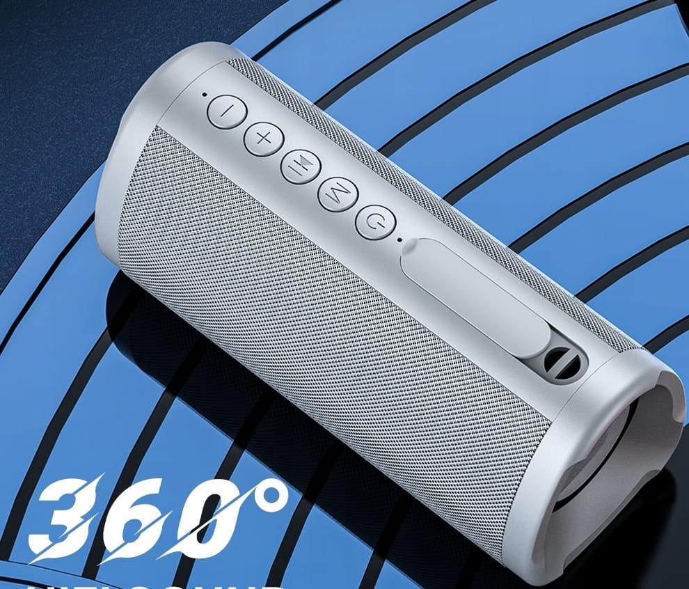 GŁOŚNIK PRZENOŚNY MOCNY BASS BLUETOOTH 5.0 USB
