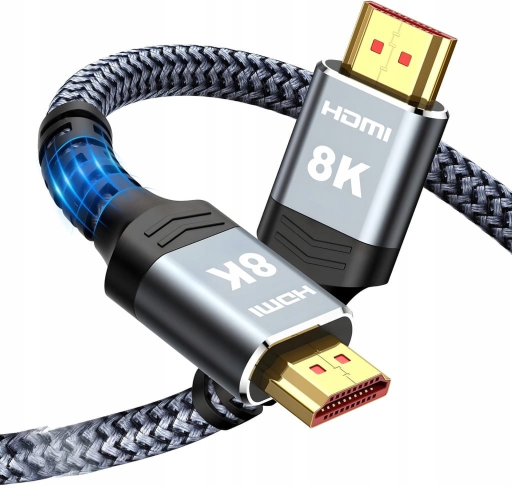 Kabel HDMI 2.1 Ultra High Speed 8K 60Hz 4K 120Hz 2m PS5 Xbox TV eARC UHD