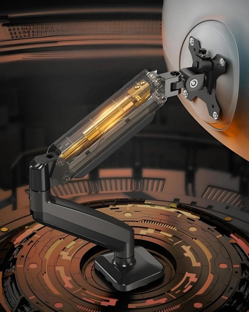 Uchwyt ramię do monitora 17–49” Gazowe 10kg VESA 75x75 100x100 Regulowany