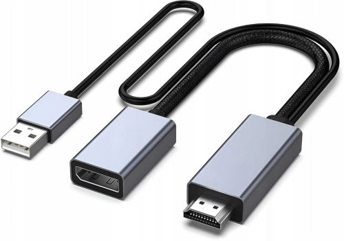Konwerter HDMI do Displayport Adapter DP 4K@30Hz