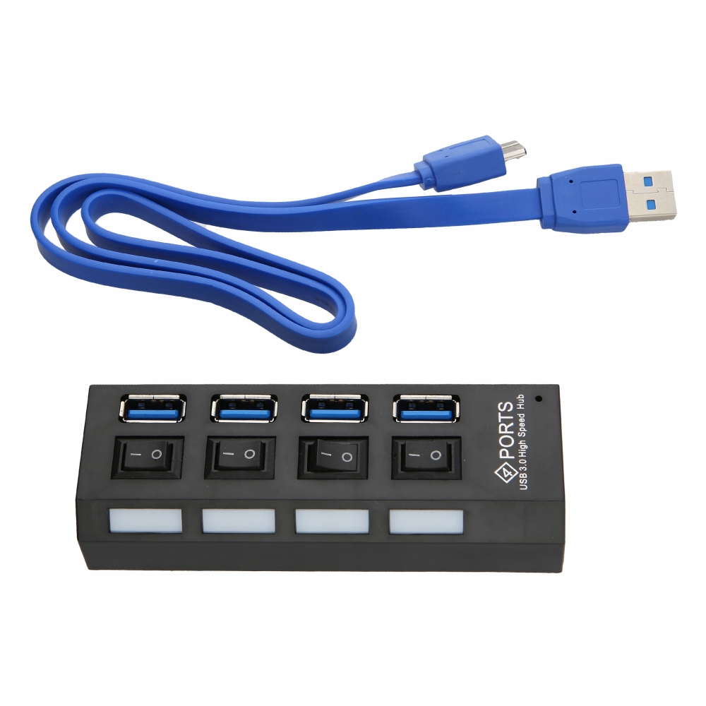 HUB USB 3.0 4 Porty x4 ROZGAŁĘŹNIK Rozdzielacz