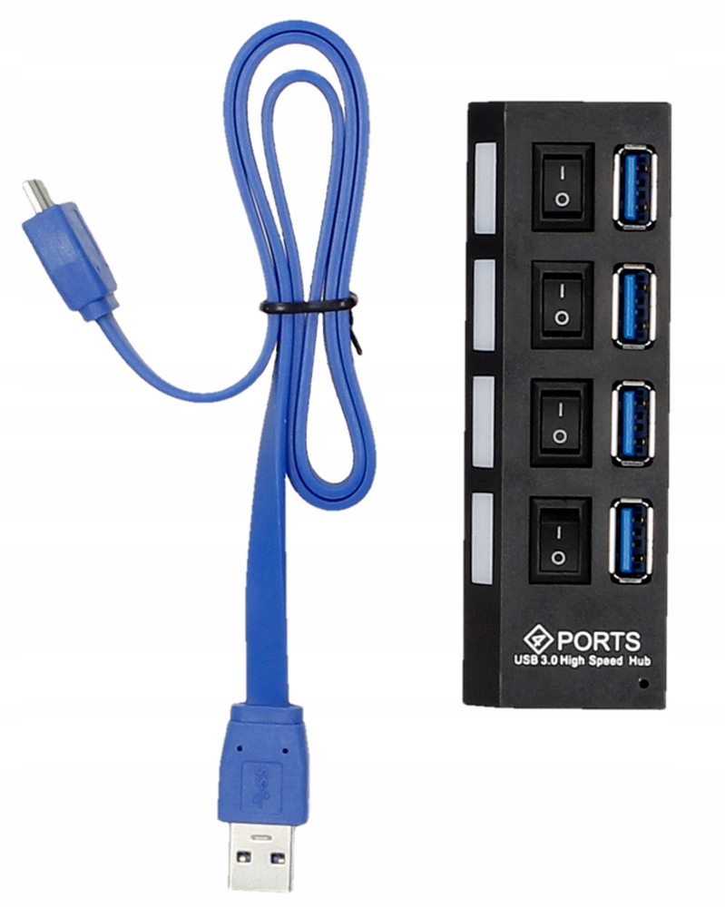 HUB USB 3.0 4 Porty x4 ROZGAŁĘŹNIK Rozdzielacz