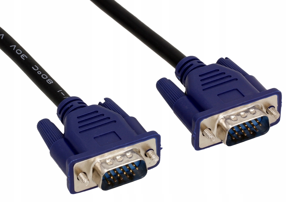 Kabel D-SUB VGA-VGA do monitora 3M Przewód FULL HD