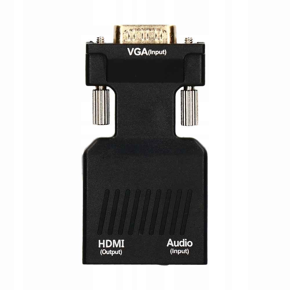 ADAPTER KONWERTER VGA D-SUB DO HDMI + DŹWIĘK AUDIO