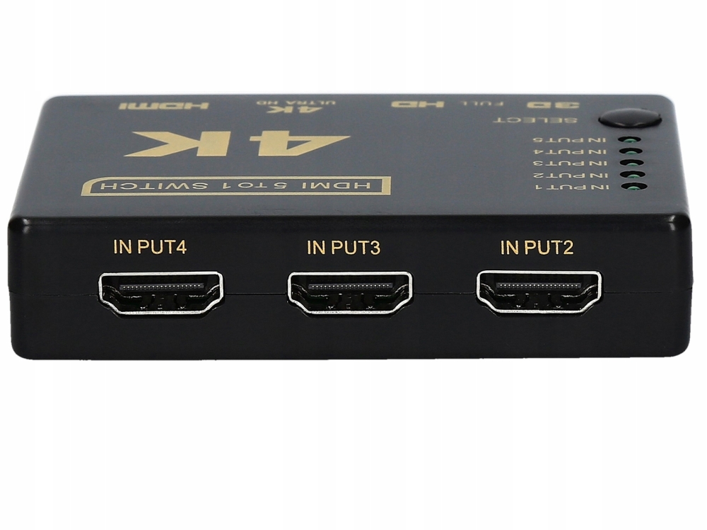 SWITCH 5x HDMI PRZEŁĄCZNIK ROZDZIELACZ ULTRA HD 4K