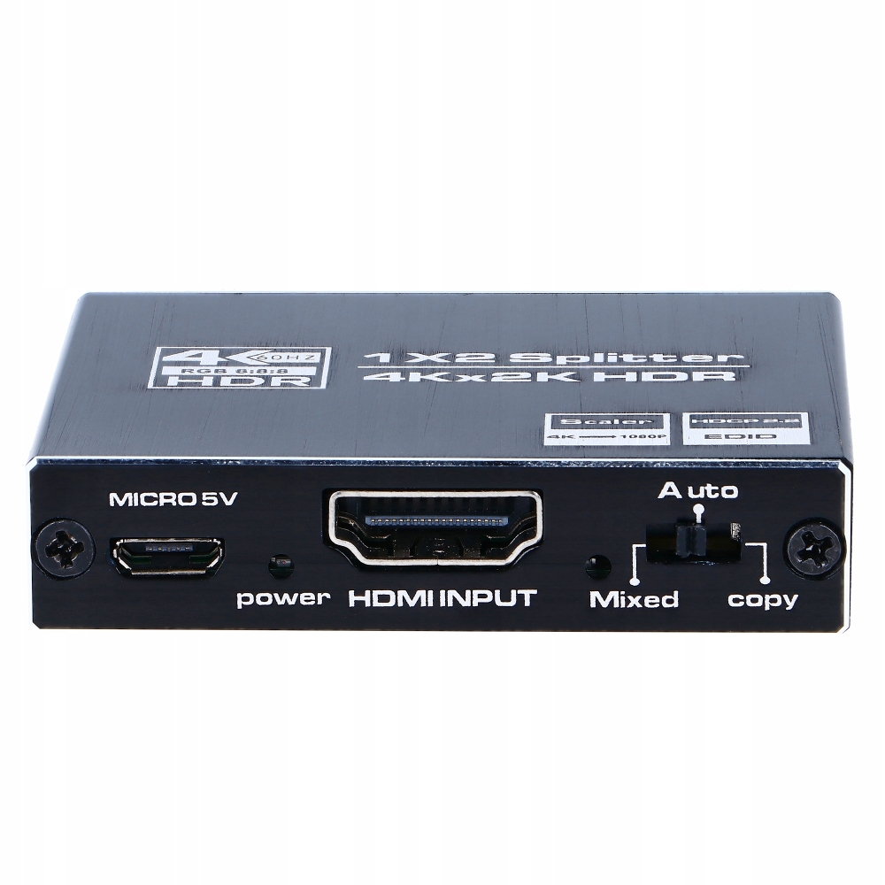SPLITTER HDMI 1x2 ROZDZIELACZ 4K*2K ULTRA HD 4K