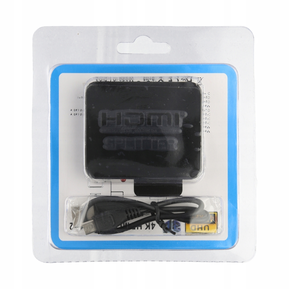 SPLITTER HDMI 1x2 ROZDZIELACZ 4K*2K FULLHD 4K ULTR