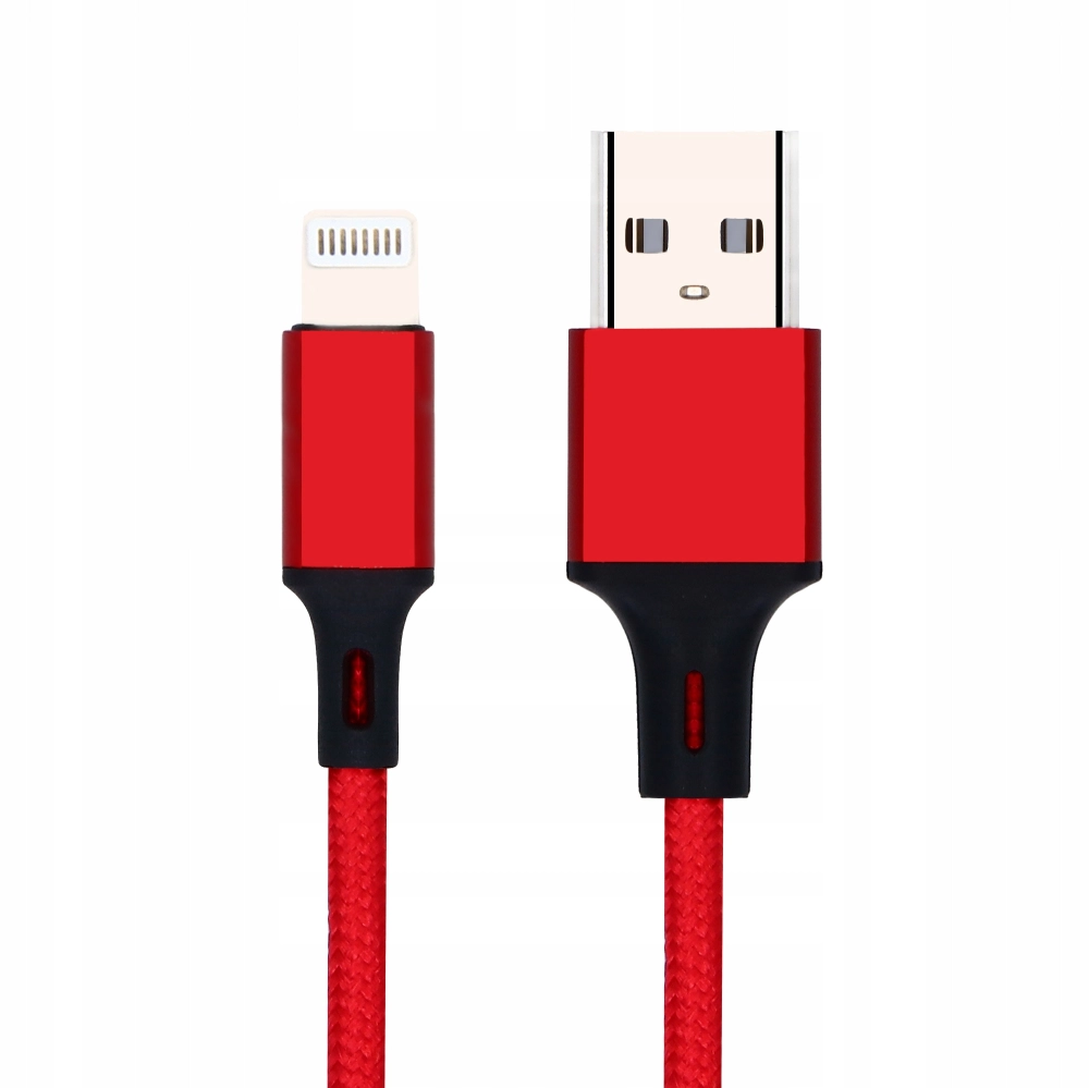 WZMOCNIONY KABEL USB LIGHTNING IPHONE NYLON 2M